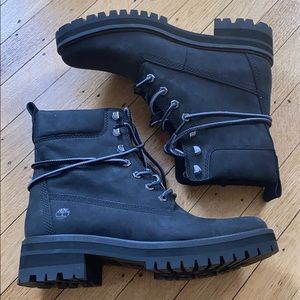 Timberland black Courmayeur Valley leather boot